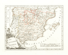 Landkarten Und Stiche: 1789. "Des Koenigreich Spanien" From "Schauplatz Der Funf Theile Der Welt", F - Geografia