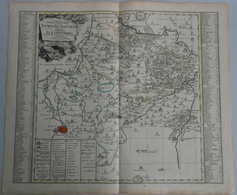 Landkarten Und Stiche: 1757 (ca.): "Accurate Geogr. Delineation Des Zu Dem Thuringischen Creis Gehor - Géographie