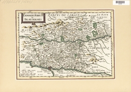 Landkarten Und Stiche: 1834. Lionnois Forest Et Beaviolois From The Mercator Atlas Minor Ca 1648, La - Geography