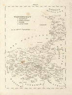 Landkarten Und Stiche: 1829. Copper Engraving Of Poland Duchies From Russia North To Kalisch, Sandom - Géographie