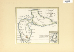 Landkarten Und Stiche: 1822. Map Of The Island Of Guadaloupe, By One Fr. Pluth, From Prague In 1822. - Geography