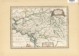 Landkarten Und Stiche: 1734. Poictou Pictaviensis Comit From The Mercator Atlas Minor Ca 1648, Later - Geografía
