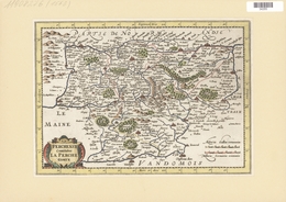 Landkarten Und Stiche: 1734. Perchensis Comitatus La Perche Comte From The Mercator Atlas Minor Ca 1 - Geografía