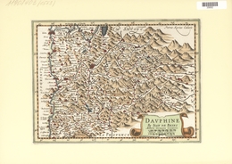 Landkarten Und Stiche: 1734. Map Of Dauphine, France. From The Mercator Atlas Minor Ca 1607, Later A - Geografía