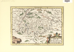 Landkarten Und Stiche: 1734. L'Isle De France/ Parisiensis Ager. Map Of The Region Of France Around - Géographie