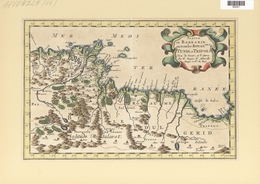 Landkarten Und Stiche: 1734. Partie De Barbarie, Ou Sont Les Royaumes De Tunis, Et Tripoli; By Nicol - Géographie