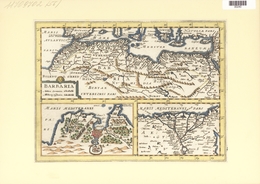 Landkarten Und Stiche: 1734. Barbary, As Published In The Mercator Atlas Minor 1734 Edition. Nice Th - Géographie