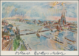 Ansichtskarten: Künstler / Artists: KOKOSCHKA, Oskar (1886-1980), österreichischer Maler, Grafiker U - Zonder Classificatie