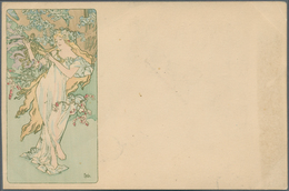 Ansichtskarten: Künstler / Artists: MUCHA, Alfons (1860-1939), Tschechischer Maler, Grafiker, Illust - Ohne Zuordnung