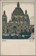 Ansichtskarten: Künstler / Artists: WIENER WERKSTÄTTE, WW 434 Gustav Kahlhammer "BERLIN - Der Dom", - Non Classés