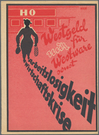 Ansichtskarten: Politik / Politics: DEUTSCHLAND, "Westgeld Nur Für Westware Sonst Arbeitslosigkeit W - Personnages