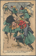 Ansichtskarten: Politik / Politics: RUSSLAND, Ca. 1904 Französische Karikatur Aus Der Serie "Le Bran - Figuren