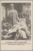 Ansichtskarten: Politik / Politics: 1918, Friedensvertrag Von Brest-Litowsk "Der Steinerne Gast In B - Persönlichkeiten
