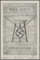 Ansichtskarten: Propaganda: 1922. Treu Leben! Volkserzieher Halle / Live True, Children's Education - Parteien & Wahlen