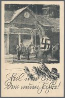 Ansichtskarten: Propaganda: 1932. Heil Und Sieg Im Neuen Jahre - SA Werbekarte Nr. 9 Kunstverlag Wal - Partidos Politicos & Elecciones