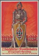 Ansichtskarten: Propaganda: 1936. Very Scarce NSKOV Card For The 2. Sächsischer Frontsoldaten Kriegs - Politieke Partijen & Verkiezingen