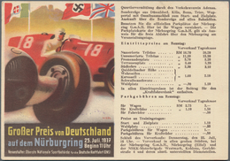 Ansichtskarten: Propaganda: 1937, Großer Preis Von Deutschland Auf Dem Nürburgring. Eine Farbenpräch - Politieke Partijen & Verkiezingen