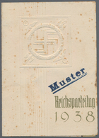 Ansichtskarten: Propaganda: 1938 Einlasskarte Nürnberg Reichsparteitag Schlusskongress - Es Spricht - Partis Politiques & élections