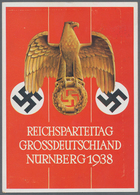 Ansichtskarten: Propaganda: 1938, "REICHSPARTEITAG GROSSDEUTSCHLAND NÜRNBERG 1938", Farbige Propagan - Partis Politiques & élections