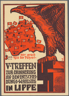 Ansichtskarten: Propaganda: 1938. "V. Treffen Zur Erinnerung An Den Entscheidungs-Wahlsieg In Lippe" - Political Parties & Elections