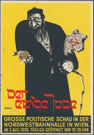 Ansichtskarten: Propaganda: 1938, "Der Ewige Jude" Grosse Politische Schau In Der Nordwestbahnhalle - Political Parties & Elections