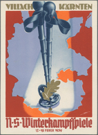 Ansichtskarten: Propaganda: 1939. Nationalsozialistische (N.S.) Winterkampfspiele 17.-19. Feb 1939, - Partis Politiques & élections