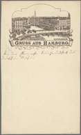 Ansichtskarten: Vorläufer: 1885 Ca., HAMBURG Alster-Arkaden, Ungebraucht Aber Beschrieben, Die Rände - Non Classés