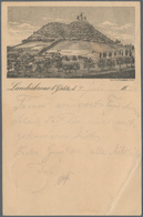 Ansichtskarten: Vorläufer: 1886, LANDESKRONE Bei Görlitz, Vorläuferkarte 5 Pf Lila Als Privatganzsac - Non Classés