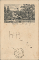 Ansichtskarten: Vorläufer: 1886, UGLEI, Vorläuferkarte 5 Pf Lila Als Privatganzsache Mit K1 GREMSMÜH - Unclassified