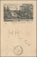 Ansichtskarten: Vorläufer: 1886, UGLEI, Vorläuferkarte 5 Pf Lila Als Privatganzsache Mit K1 GREMSMÜH - Zonder Classificatie