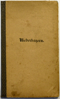 Ansichtskarten: Bayern: LANDKARTE, Geographische Karte Von NIEDERBAYERN Aus Dem Jahre 1843 Mit Zahlr - Other & Unclassified