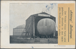 Ansichtskarten: Berlin: BERLIN, 1911: Bildkarte Der Halle Des "Berliner Vereins Für Luftschiffahrt" - Autres & Non Classés