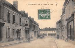 Ecueillé        36        Rue Du Champ De Foire .  Hôtel Du Cheval Blanc   7  (voir Scan) - Otros & Sin Clasificación