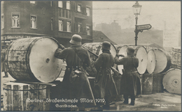 Ansichtskarten: Politik / Politics: REVOLUTION 1918/1919 BERLIN, 26 Echtfotokarten, Dabei Nur Eine D - Figuren