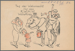 Ansichtskarten: Propaganda: 1933/1944, WHW Winterhilfswerk, 17 Ansichtskarten Diverser Sammlungen Un - Parteien & Wahlen