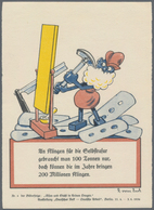 Ansichtskarten: Propaganda: 1934, Ausstellung "Deutsches Volk - Deutsche Arbeit" 5 Farbige Werbekart - Politieke Partijen & Verkiezingen