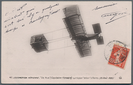 Ansichtskarten: Motive / Thematics: FLUG, Französisches Flugwesen Und Pionierflieger. Eine Interessa - Andere & Zonder Classificatie
