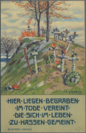 Ansichtskarten: Alle Welt: SCHWEIZ, 9 Historische Ansichtskarten Ab 1899 Winterlitho, Lithographien, - Zonder Classificatie