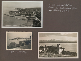 Ansichtskarten: Deutschland: FOTOALBUM Einer Urlaubsfahrt Vom 5.-18.7.1936 Von München Zum Bodensee, - Sonstige & Ohne Zuordnung