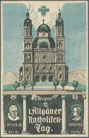 Ansichtskarten: Bayern: KEMPTEN Und OBERALLGÄU (alte PLZ 896-898), Eine Reizvolle Partie Mit 21 Hist - Autres & Non Classés