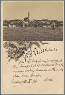 Ansichtskarten: Bayern: LITHOGRAPHIEN, Kleine Partie Mit 13 Frühen Lithographien Aus Den Jahren 1893 - Andere & Zonder Classificatie