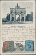 Ansichtskarten: Bayern: MÜNCHEN MAXVORSTADT SIEGESTOR. Ein Schöner Bestand An Ungefähr 170 Historisc - Autres & Non Classés