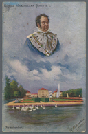 Ansichtskarten: Bayern: MÜNCHEN NYMPHENBURG SCHLOSS Und SCHLOSSPARK, Ungefähr 540 Historische Ansich - Autres & Non Classés