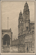 Ansichtskarten: Bayern: MÜNCHEN, Gut 340 Historischen Ansichtskarten Mit Dubletten Ab 1898 Bis Ca. 1 - Autres & Non Classés