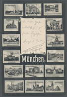 Ansichtskarten: Bayern: MÜNCHEN, Schachtel Mit Weit über 300 Historische Ansichtskarten Mit Dublette - Altri & Non Classificati