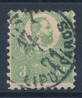 O 1871 Kőnyomat Képbe Fogazott 3kr (140.000) Jó állapotú Bélyeg - Altri & Non Classificati