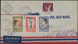 1947 Harmincéves A Szovjetunió Sor Légi FDC-n Az Egyesült Államokba (60.000) - Andere & Zonder Classificatie