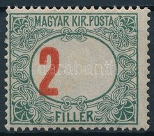 ** 1915 Pirosszámú Zöldportó 2f Látványos értékszám Eltolódással - Andere & Zonder Classificatie