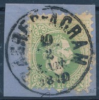 1867 3kr Kétnyelvű 'ZAGREB-AGRAM 1870' - Other & Unclassified