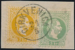 1867 2kr + 3kr  'CIRKVENICA' - Andere & Zonder Classificatie